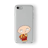 Multitronic Iphone 6 Plus ve 6s Plus ile Uyumlu Stewie Griffin Tasarım Baskılı Şeffaf Kılıf