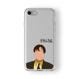 Multitronic Iphone 6 Plus ve 6s Plus ile Uyumlu The Office Dwight Schrute Tasarım Baskılı Şeffaf Kılıf