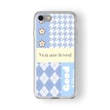 Multitronic Iphone 6 Plus ve 6s Plus ile Uyumlu You Are Loved Tasarım Baskılı Şeffaf Kılıf