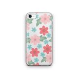 Multitronic iPhone 6 Plus ve 6s Plus Uyumlu Floral Tasarım Baskılı Şeffaf Kılıf
