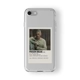 Multitronic iPhone 6 Plus ve 6s Plus Uyumlu Prison Break Minimalist Poster Tasarım Baskılı Şeffaf Kılıf