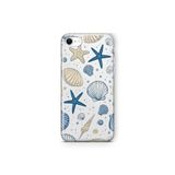 Multitronic iPhone 6 Plus ve iPhone 6s Plus ile Uyumlu Deniz Kabuğu ve Yıldız Desenli Şeffaf Telefon Kılıfı