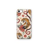 Multitronic iPhone 6 Plus ve iPhone 6s Plus ile Uyumlu Kaplan ve Yılan Desenli Şeffaf Telefon Kılıfı