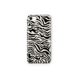 Multitronic iPhone 6 Plus ve iPhone 6s Plus ile Uyumlu Zebra Desenli Şeffaf Telefon Kılıfı
