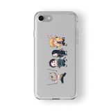 Multitronic iPhone 6 ve 6s ile Uyumlu Demon Slayer 3 Tasarım Baskılı Şeffaf Kılıf