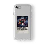 Multitronic Iphone 7 ve 8 ile Uyumlu Demon Slayer Paralorid Poster Tasarım Baskılı Şeffaf Kılıf