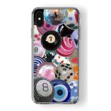 Multitronic Iphone X ve Xs ile Uyumlu Bilardo Topları Tasarım Baskılı Şeffaf Kılıf