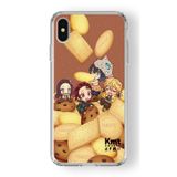 Multitronic iPhone Xs Max ile Uyumlu Demon Slayer Tasarım Baskılı Şeffaf Kılıf