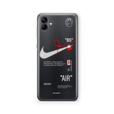 Multitronic Samsung Galaxy A04 ile Uyumlu Air Tasarım Baskılı Şeffaf Kılıf
