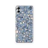Multitronic Samsung Galaxy A04 ile Uyumlu Artsy Cat Tasarım Baskılı Şeffaf Kılıf