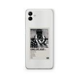 Multitronic Samsung Galaxy A04 ile Uyumlu Asap Rocky Palaroid Poster Tasarım Baskılı Şeffaf Kılıf