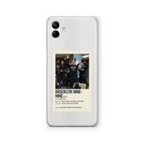 Multitronic Samsung Galaxy A04 ile Uyumlu Brooklyn99 Palaroid Poster Tasarım Baskılı Şeffaf Kılıf