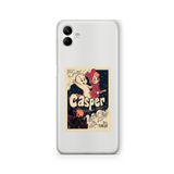 Multitronic Samsung Galaxy A04 ile Uyumlu Casper Tasarım Baskılı Şeffaf Kılıf