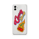 Multitronic Samsung Galaxy A04 ile Uyumlu Cherry Bomb Tasarım Baskılı Şeffaf Kılıf