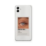Multitronic Samsung Galaxy A04 ile Uyumlu Cold As You Poster Tasarım Baskılı Şeffaf Kılıf