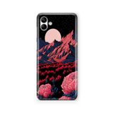 Multitronic Samsung Galaxy A04 ile Uyumlu Dağ Tasarım Baskılı Şeffaf Kılıf