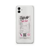 Multitronic Samsung Galaxy A04 ile Uyumlu Doja Cat Hot Pink Albüm Fişi Tasarım Baskılı Şeffaf Kılıf