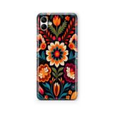 Multitronic Samsung Galaxy A04 ile Uyumlu Floral Tasarım Baskılı Şeffaf Kılıf