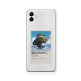 Multitronic Samsung Galaxy A04 ile Uyumlu Gökteki Kale Palaroid Poster Tasarım Baskılı Şeffaf Kılıf