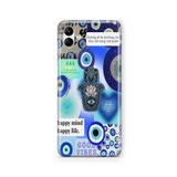 Multitronic Samsung Galaxy A04 ile Uyumlu Happy Mind Tasarım Baskılı Şeffaf Kılıf