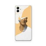 Multitronic Samsung Galaxy A04 ile Uyumlu Heykel Tasarım Baskılı Şeffaf Kılıf