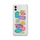 Multitronic Samsung Galaxy A04 ile Uyumlu Its Okay Tasarım Baskılı Şeffaf Kılıf
