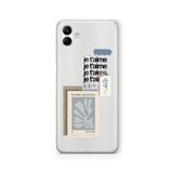 Multitronic Samsung Galaxy A04 ile Uyumlu Je Taime Tasarım Baskılı Şeffaf Kılıf
