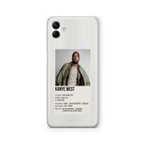 Multitronic Samsung Galaxy A04 ile Uyumlu Kanye West Paralorid Poster Tasarım Baskılı Şeffaf Kılıf