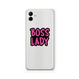 Multitronic Samsung Galaxy A04 ile Uyumlu Lady Tasarım Baskılı Şeffaf Kılıf