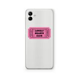 Multitronic Samsung Galaxy A04 ile Uyumlu Lonely Hearts Club Ticket Tasarım Baskılı Şeffaf Kılıf