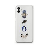 Multitronic Samsung Galaxy A04 ile Uyumlu Miriam Hand Tasarım Baskılı Şeffaf Kılıf