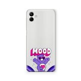 Multitronic Samsung Galaxy A04 ile Uyumlu Mood Ayıcık Tasarım Baskılı Şeffaf Kılıf