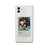 Multitronic Samsung Galaxy A04 ile Uyumlu My Hero Academia Palaroid Poster Tasarım Baskılı Şeffaf Kılıf