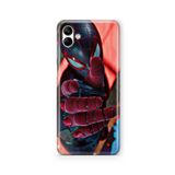 Multitronic Samsung Galaxy A04 ile Uyumlu Örümcek Adam Tasarım Baskılı Şeffaf Kılıf, laroa040153