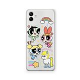 Multitronic Samsung Galaxy A04 ile Uyumlu Powerpuff Girls Tasarım Baskılı Şeffaf Kılıf