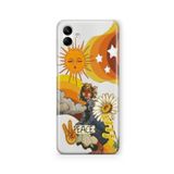 Multitronic Samsung Galaxy A04 ile Uyumlu Shining Soul Tasarım Baskılı Şeffaf Kılıf
