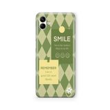 Multitronic Samsung Galaxy A04 ile Uyumlu Smile Tasarım Baskılı Şeffaf Kılıf, laroa040160