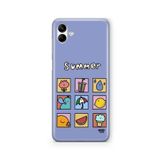 Multitronic Samsung Galaxy A04 ile Uyumlu Summer Tasarım Baskılı Şeffaf Kılıf