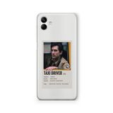 Multitronic Samsung Galaxy A04 ile Uyumlu Taxi Driver Palaroid Poster Tasarım Baskılı Şeffaf Kılıf