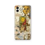 Multitronic Samsung Galaxy A04 ile Uyumlu The Sun Tasarım Baskılı Şeffaf Kılıf, laroa040124
