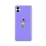 Multitronic Samsung Galaxy A04 ile Uyumlu Ufo Tasarım Baskılı Şeffaf Kılıf