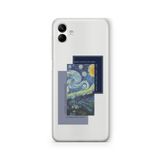 Multitronic Samsung Galaxy A04 ile Uyumlu Van Gogh Tasarım Baskılı Şeffaf Kılıf, laroa04081