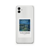 Multitronic Samsung Galaxy A04 ile Uyumlu Van Gogh Tasarım Baskılı Şeffaf Kılıf, laroa04430