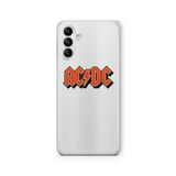 Multitronic Samsung Galaxy A04s ile Uyumlu ACDC Tasarım Baskılı Şeffaf Kılıf