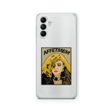 Multitronic Samsung Galaxy A04s ile Uyumlu Affetmem Tasarım Baskılı Şeffaf Kılıf