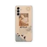Multitronic Samsung Galaxy A04s ile Uyumlu Apollo Tasarım Baskılı Şeffaf Kılıf