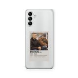 Multitronic Samsung Galaxy A04s ile Uyumlu Brothers Palaroid Poster Tasarım Baskılı Şeffaf Kılıf