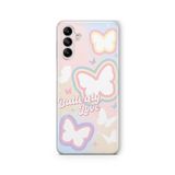Multitronic Samsung Galaxy A04s ile Uyumlu Butterfly Love Tasarım Baskılı Şeffaf Kılıf