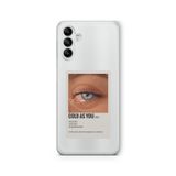 Multitronic Samsung Galaxy A04s ile Uyumlu Cold As You Poster Tasarım Baskılı Şeffaf Kılıf