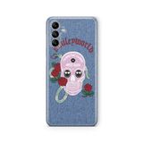 Multitronic Samsung Galaxy A04s ile Uyumlu Fearless Tasarım Baskılı Şeffaf Kılıf, laroa04s0355